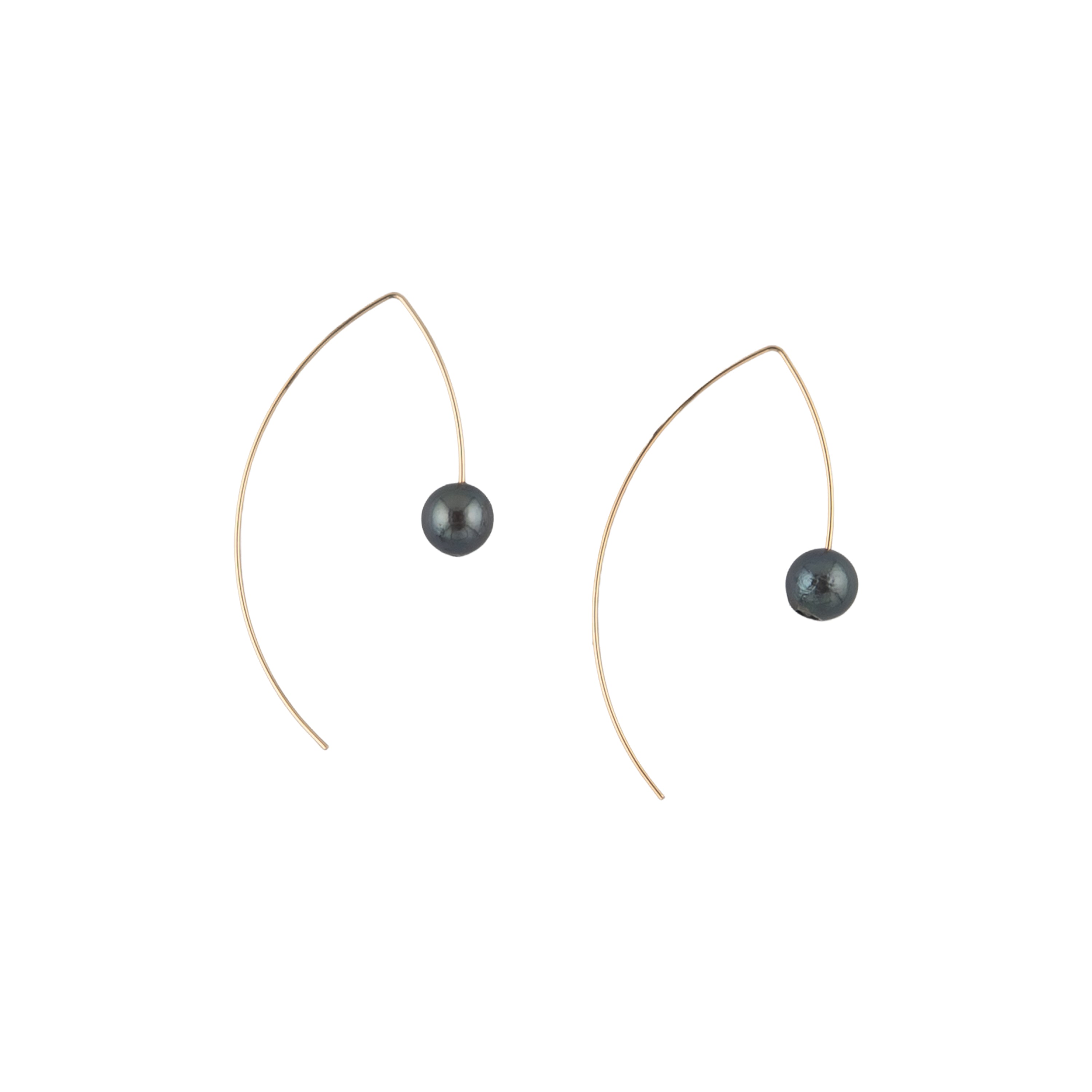 Maui Pearl Arc Earrings