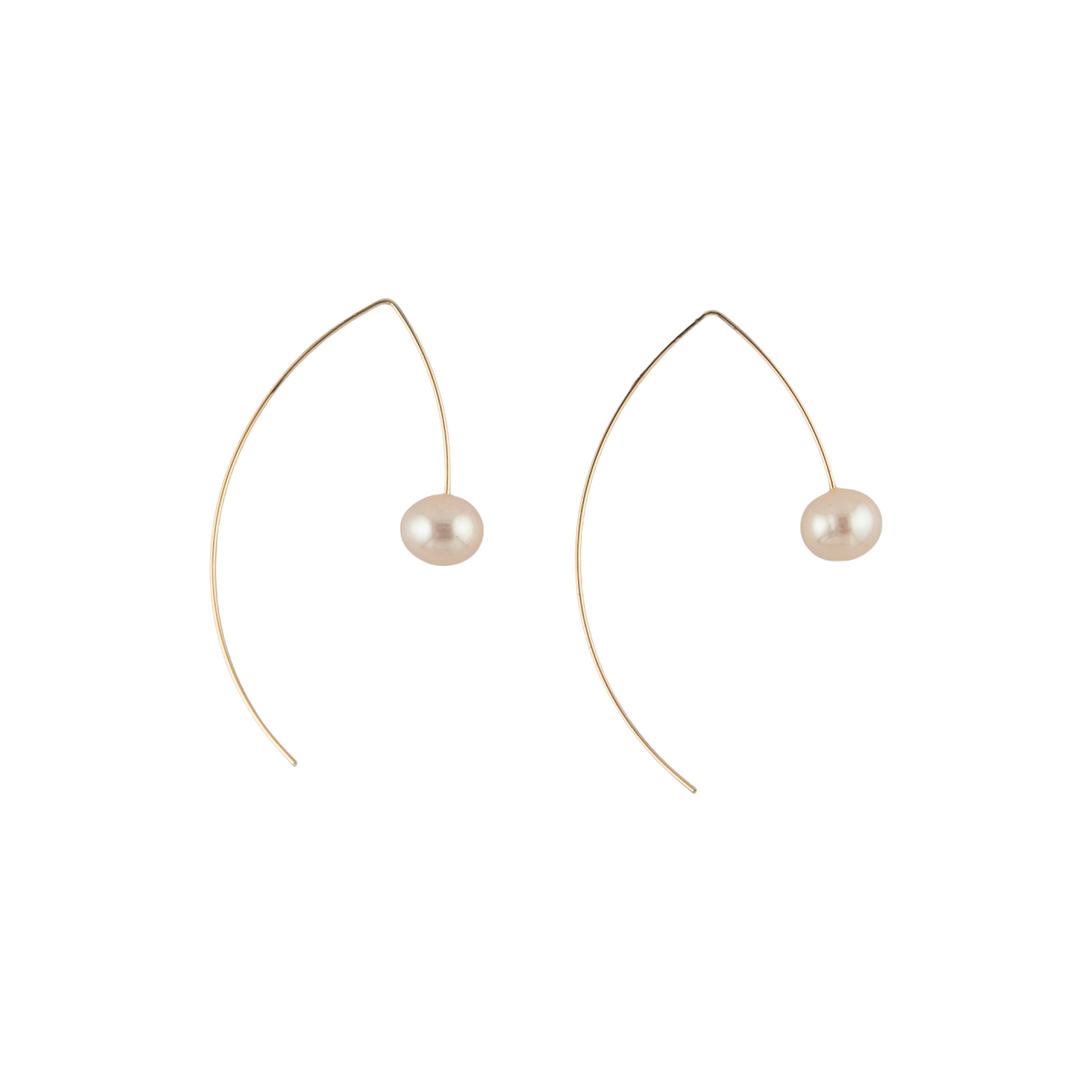 Maui Pearl Arc Earrings