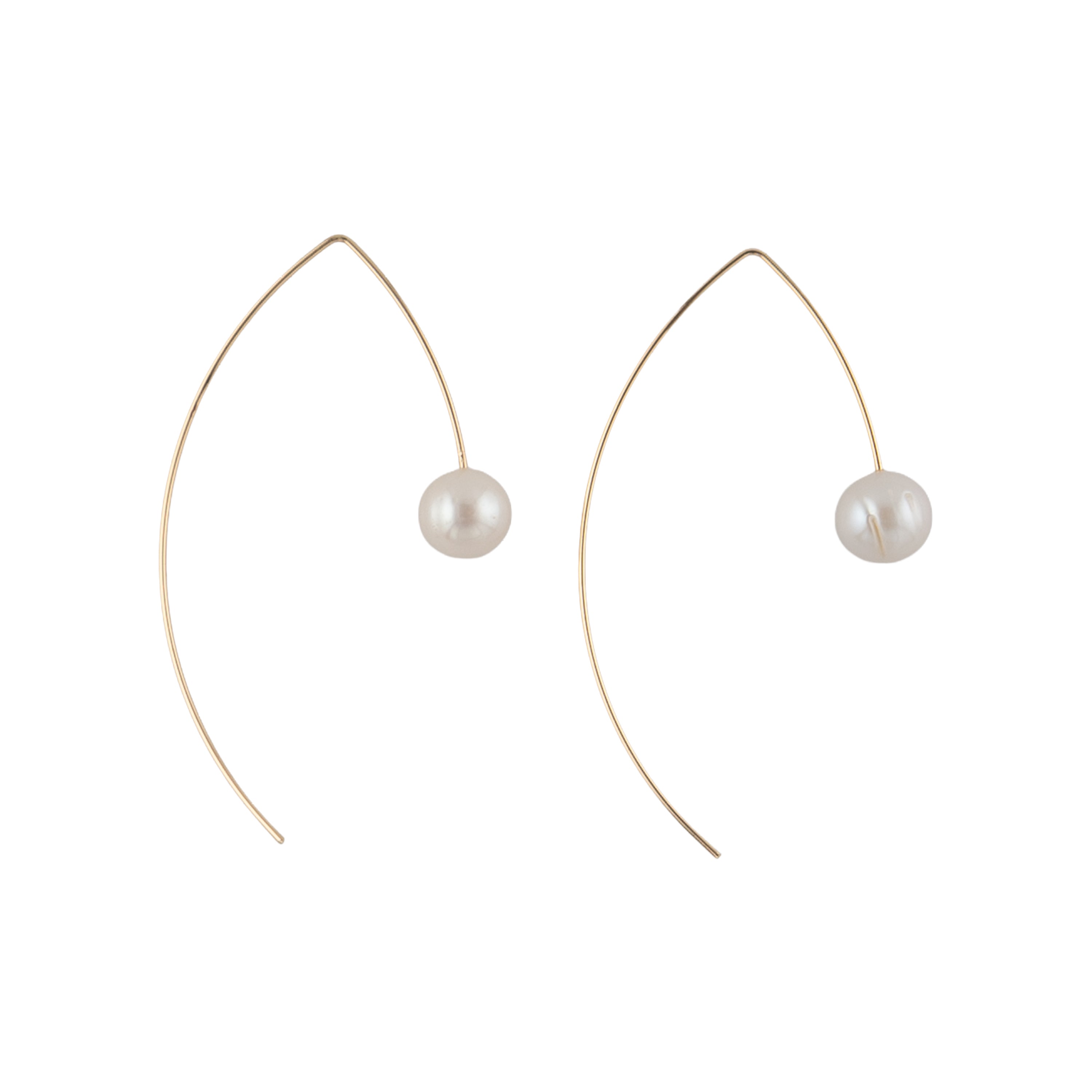 Maui Pearl Arc Earrings