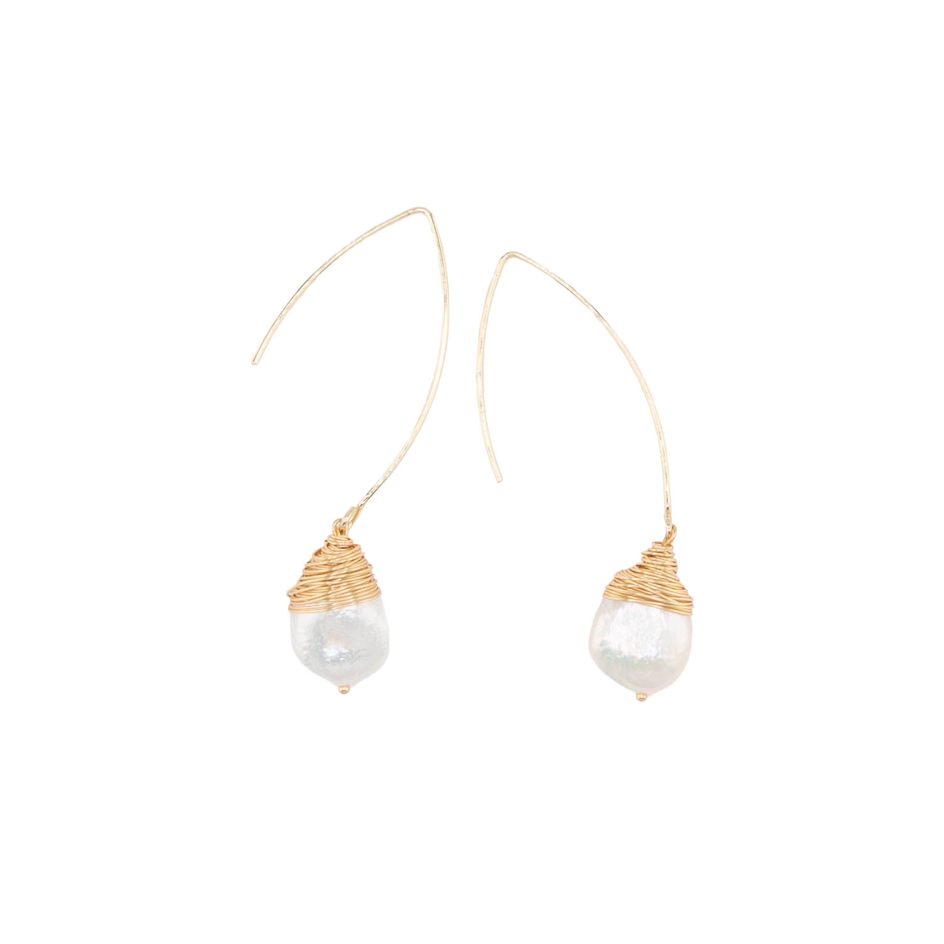 Maile Keshi Threader Earrings