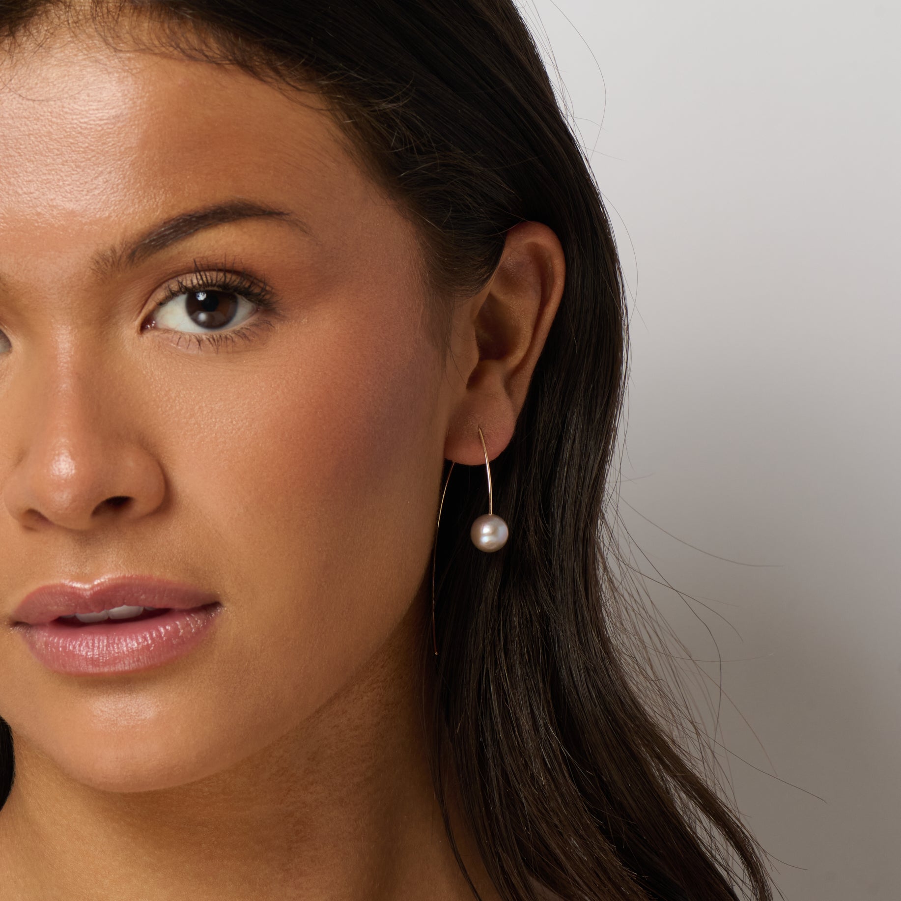 Maui Pearl Arc Earrings