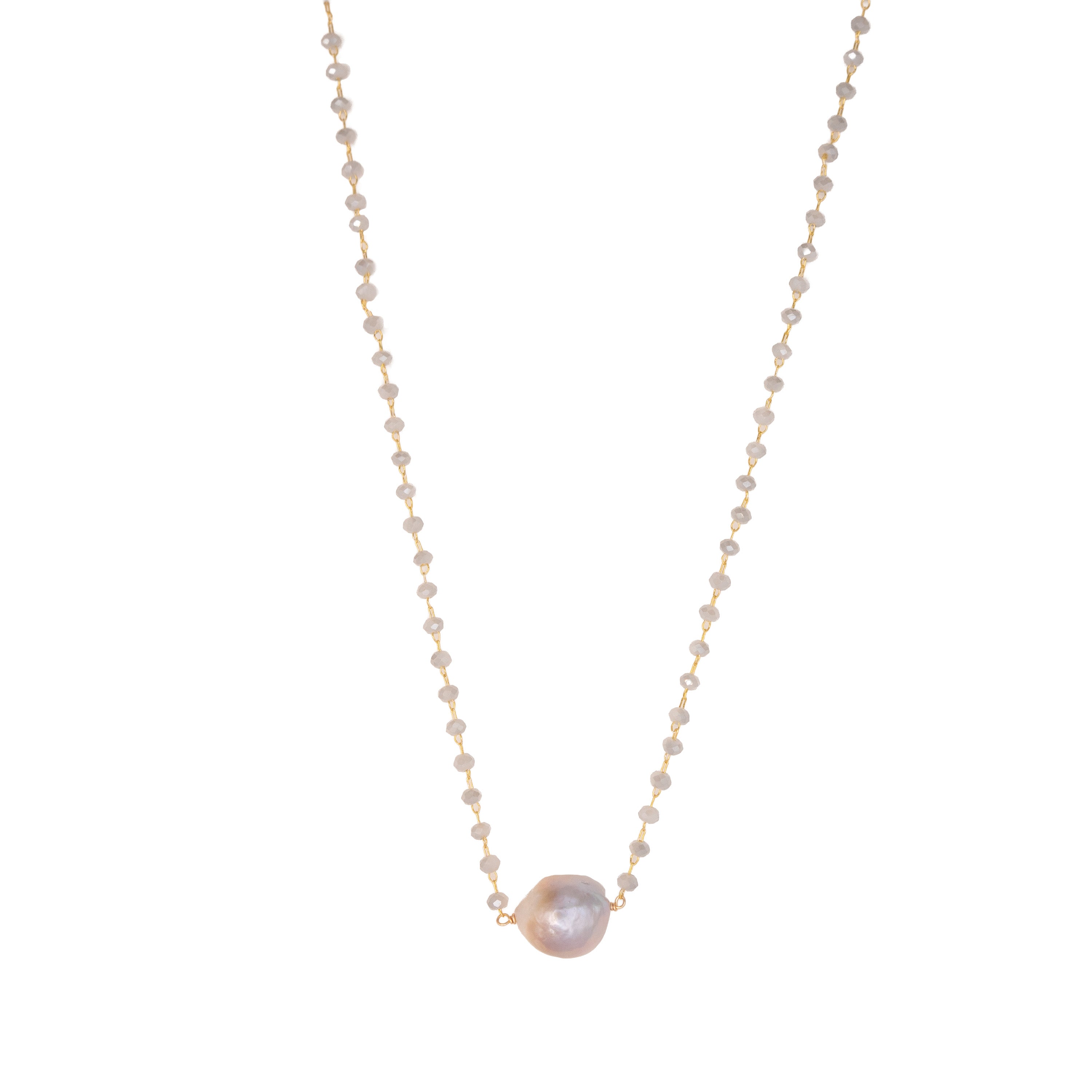 Tide Pool Pearl Necklace