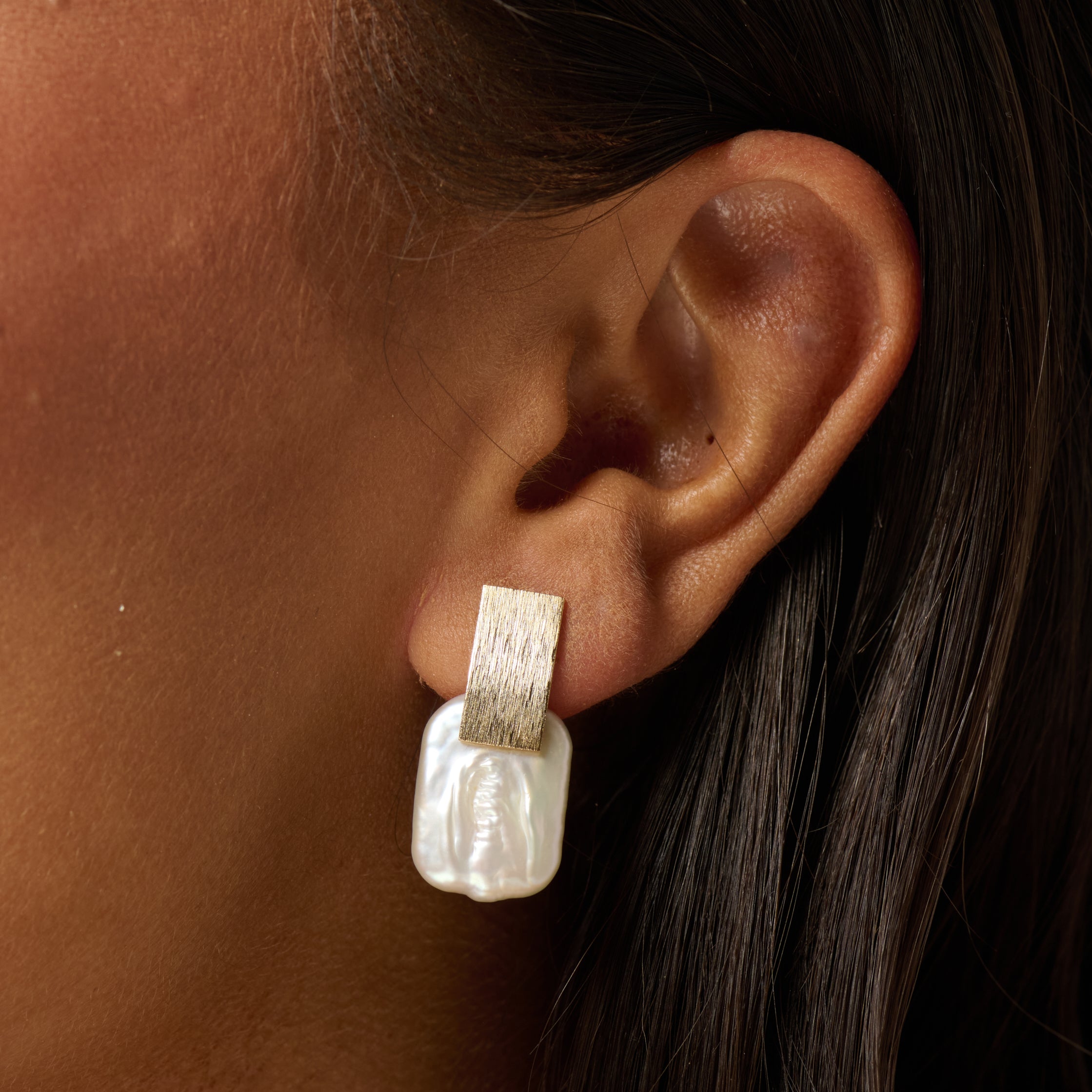 Hana Keshi Pearl Earrings