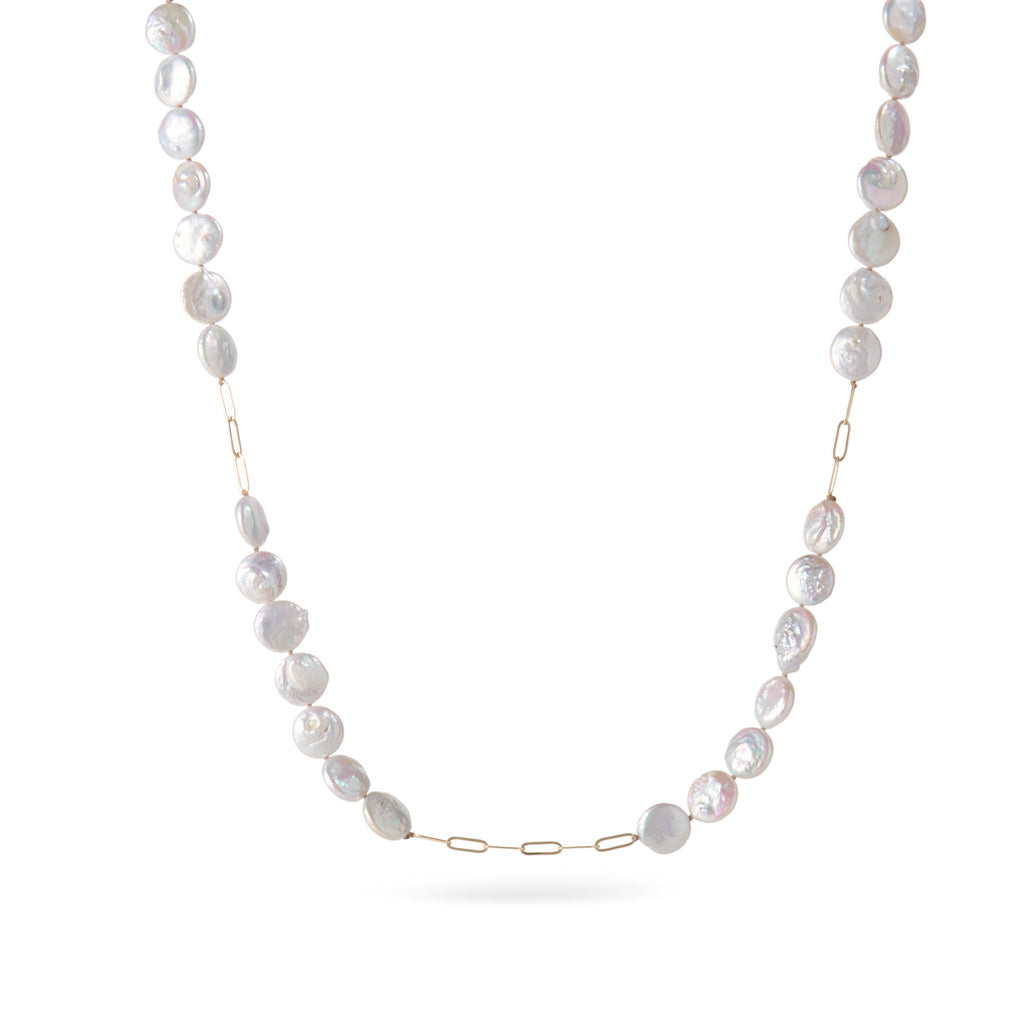 Kalani Coin Pearl Necklace