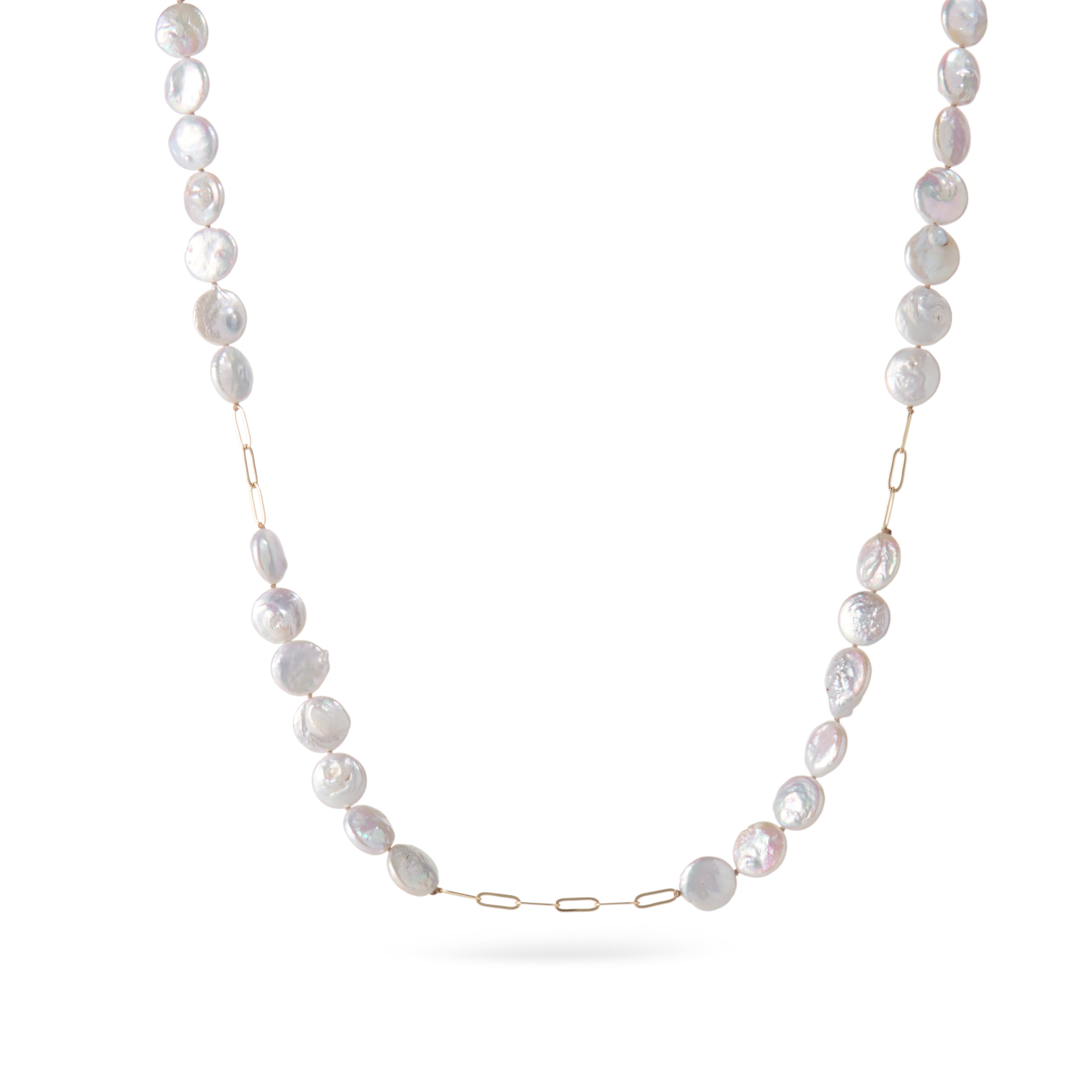 Kalani Coin Pearl Necklace